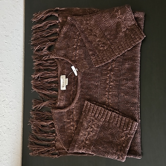 Ariat Brown Fringe top, size S/M *NWT* - Picture 11 of 11
